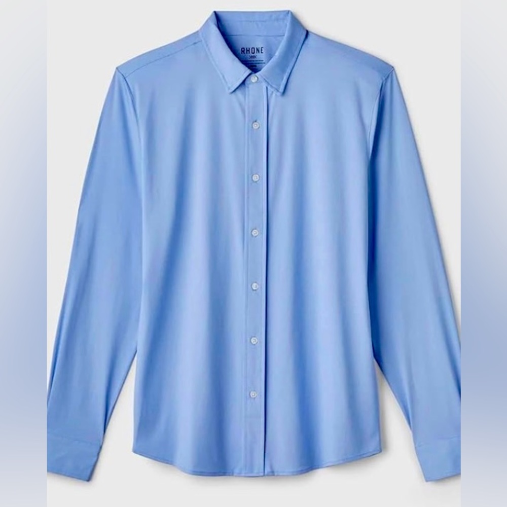 Rhone commuter shirt - like new - light blue/large